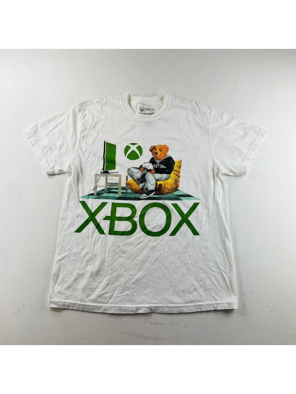 Chinatown Market Xbox T Shirt White Bear Mens Size Medium